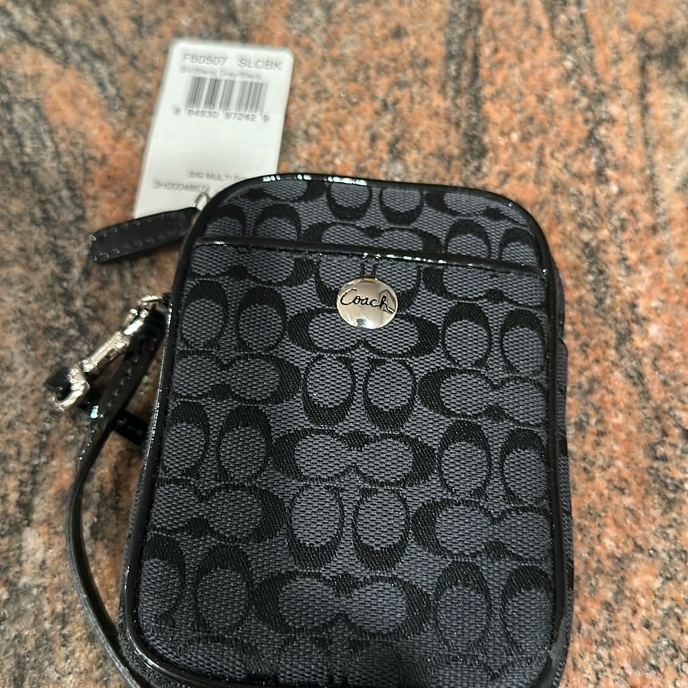 Coach multi wristlet/pouch